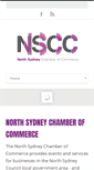 Mobile Screenshot of northsydneychamber.com.au